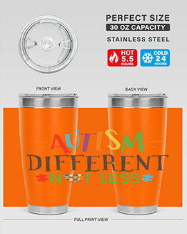 autism different not less Style 5#- autism- Tumbler