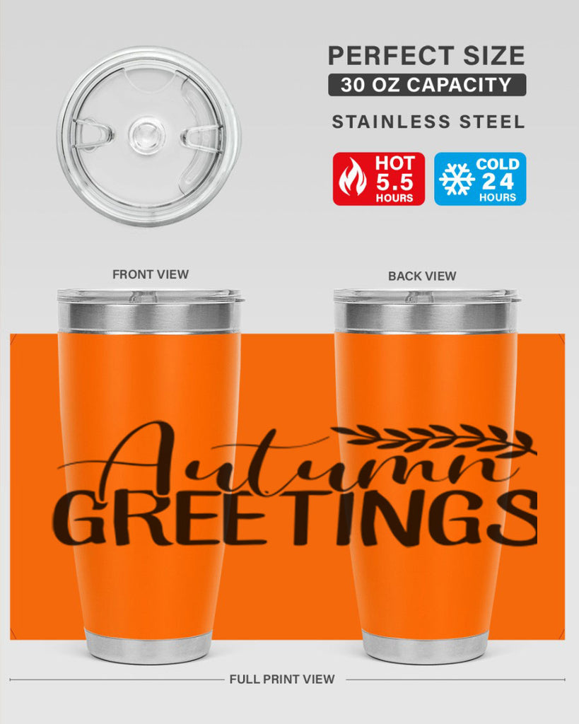 autumn greetings 13#- fall- Tumbler