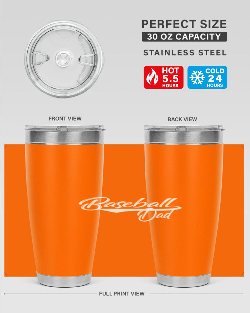 baseball dadk 49#- dad- Tumbler