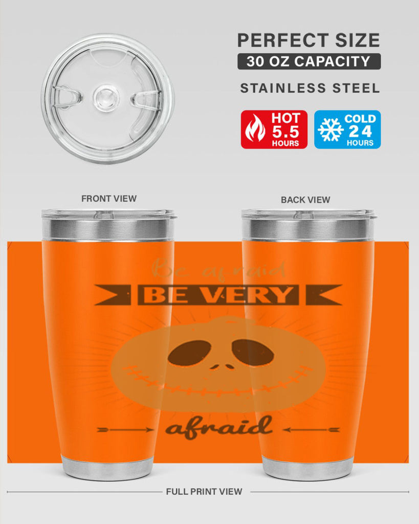 be afraid be very afraid 151#- halloween- Tumbler