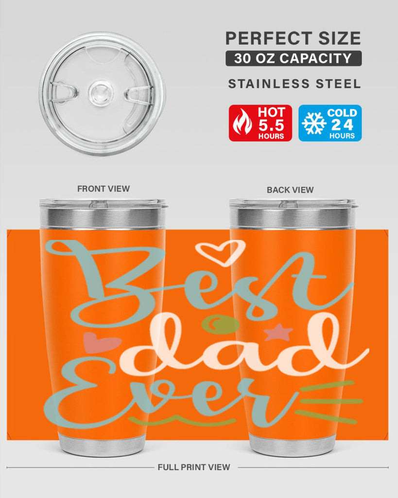 best dad ever 110#- fathers day- Tumbler