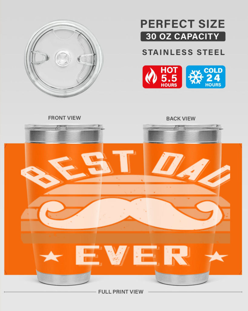best dad ever 124#- fathers day- Tumbler