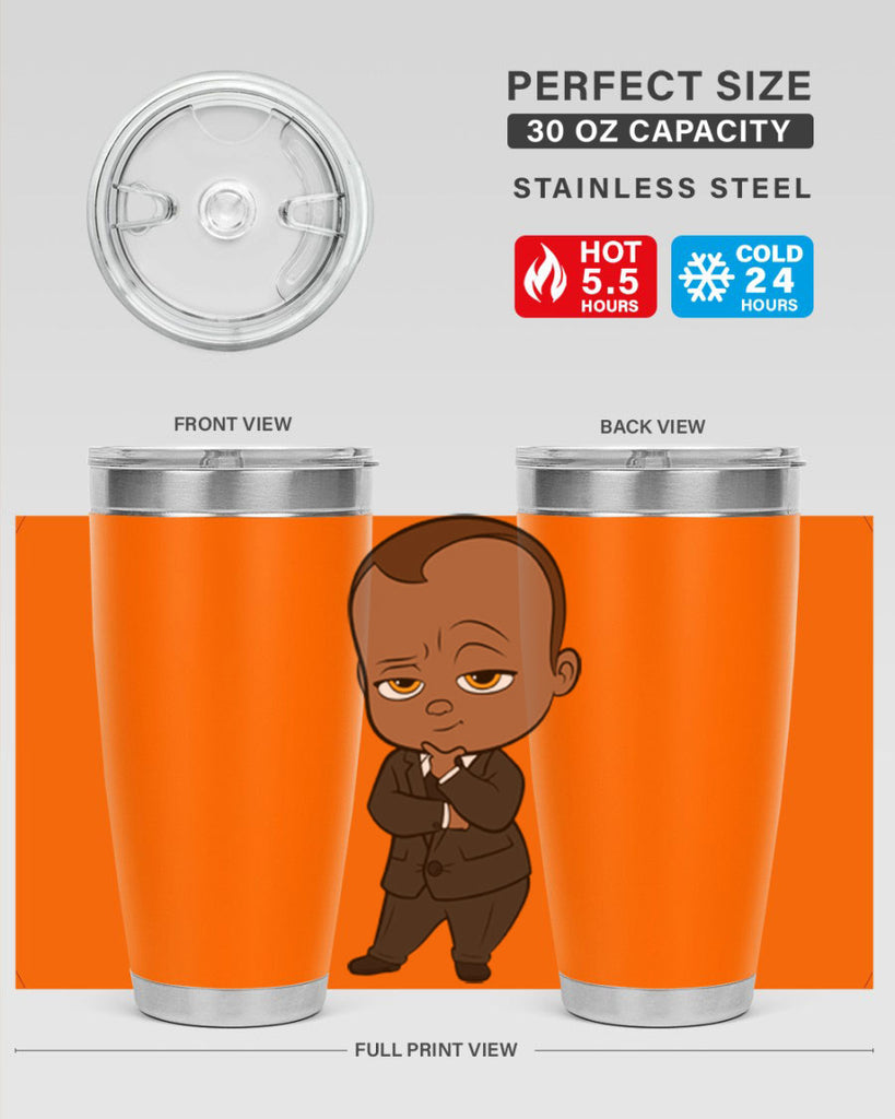 black boy 8#- black men - boys- tumbler