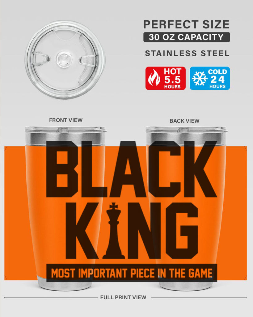 black king 199#- black words phrases- Cotton Tank