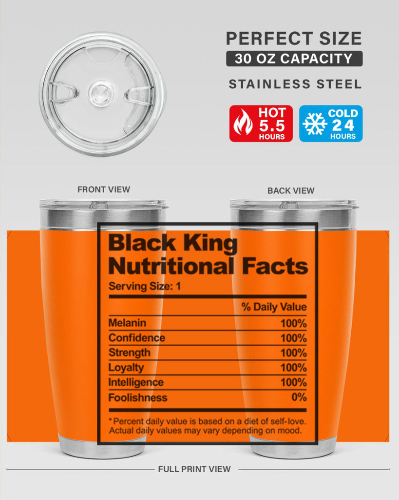 black king nutritional facts 231#- black words phrases- Cotton Tank
