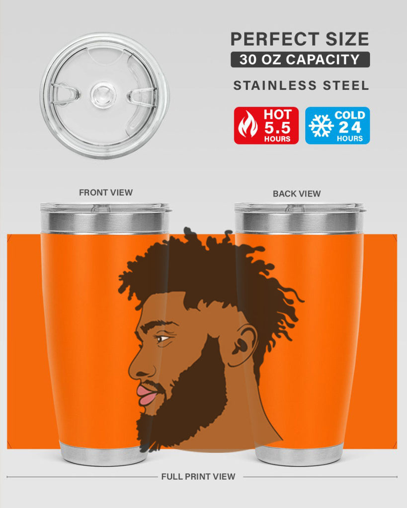 black man style 3#- black men - boys- tumbler