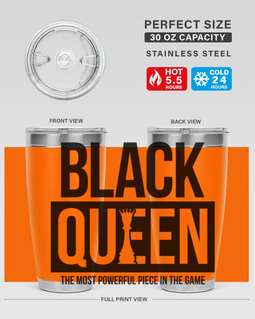 black queen chess 224#- black words phrases- Cotton Tank