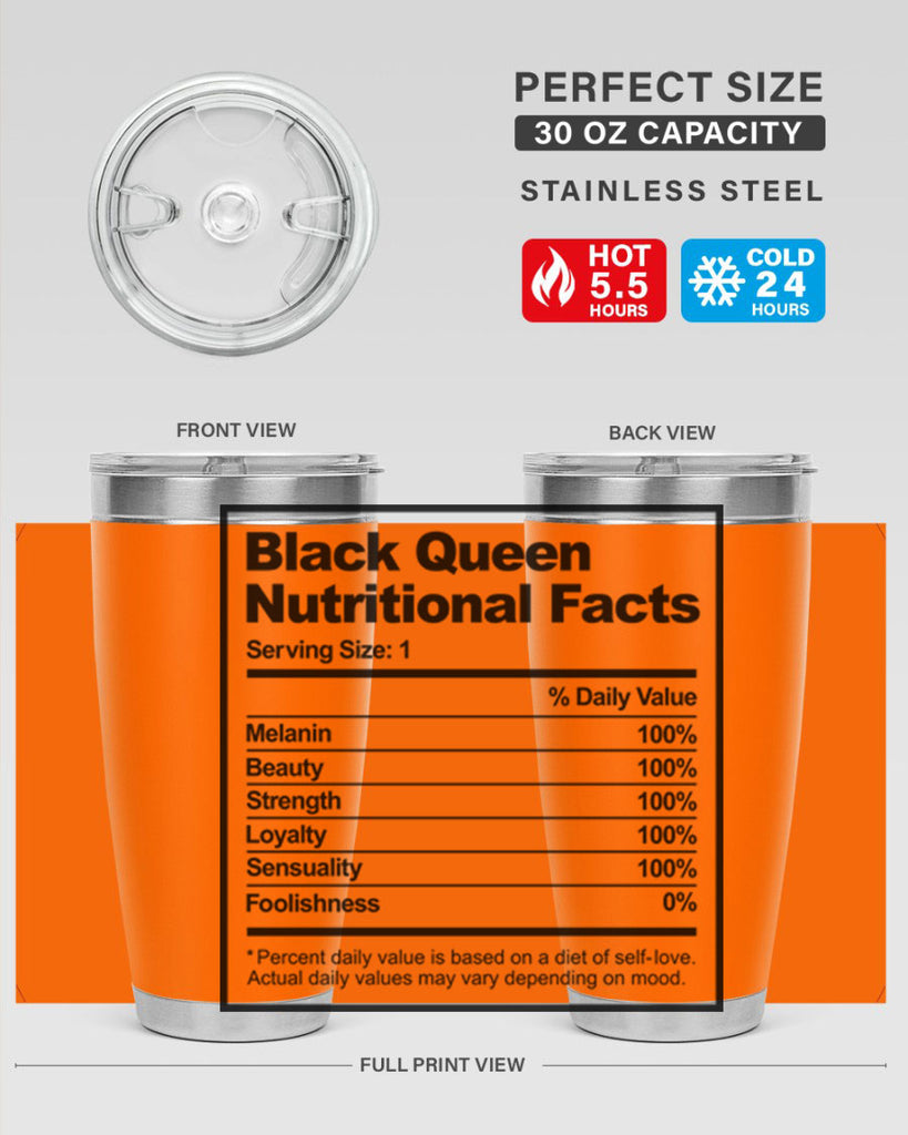 black queen nutritional facts 219#- black words phrases- Cotton Tank