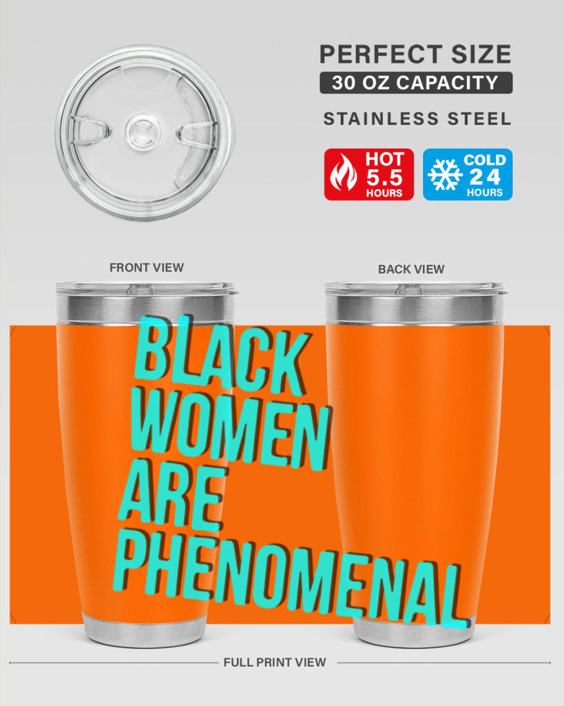 black woman are phenomenal color 216#- black words phrases- Cotton Tank