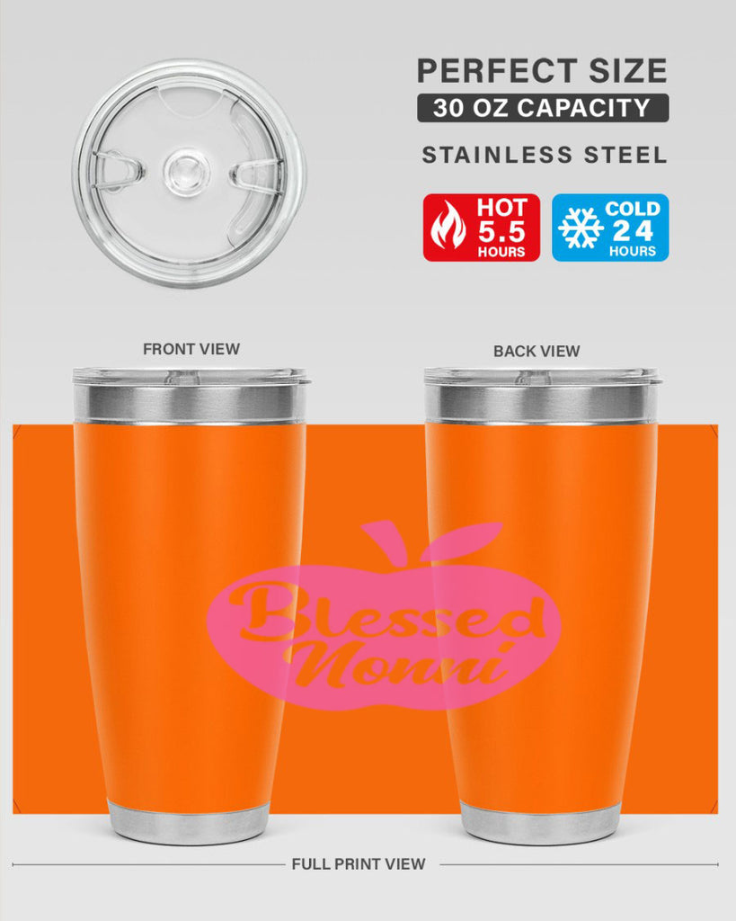 blessed nonni 58#- grandma - nana- Tumbler
