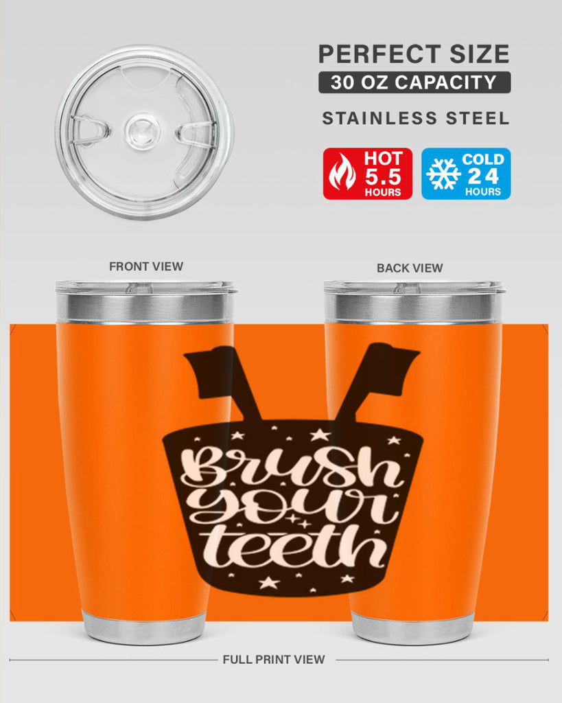 brush your teeth 45#- bathroom- Tumbler