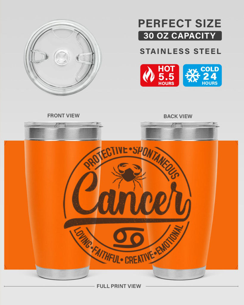 cancer 153#- zodiac- Tumbler
