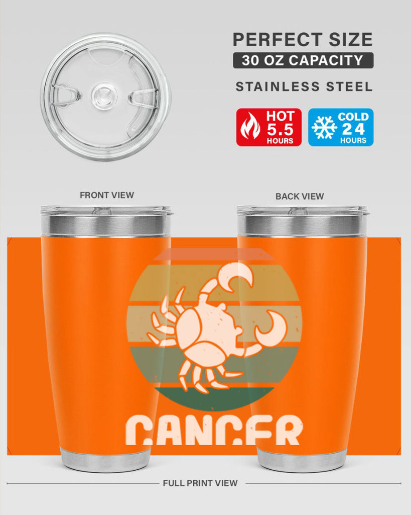 cancer 165#- zodiac- Tumbler