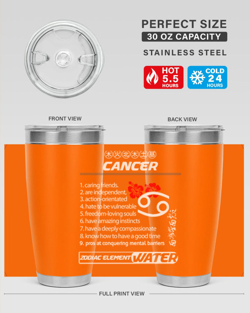 cancer 175#- zodiac- Tumbler