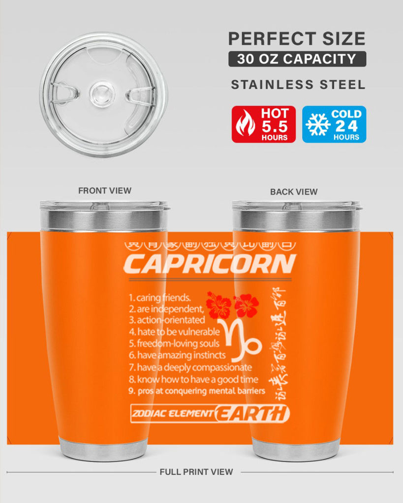 capricorn 207#- zodiac- Tumbler