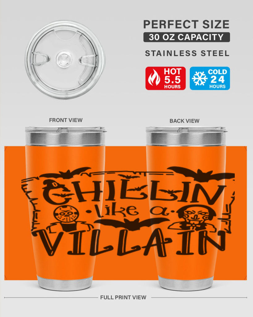 chillin like a villain 82#- halloween- Tumbler