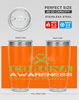 corona awareness because it matters Style 26#- corona virus- Tumbler