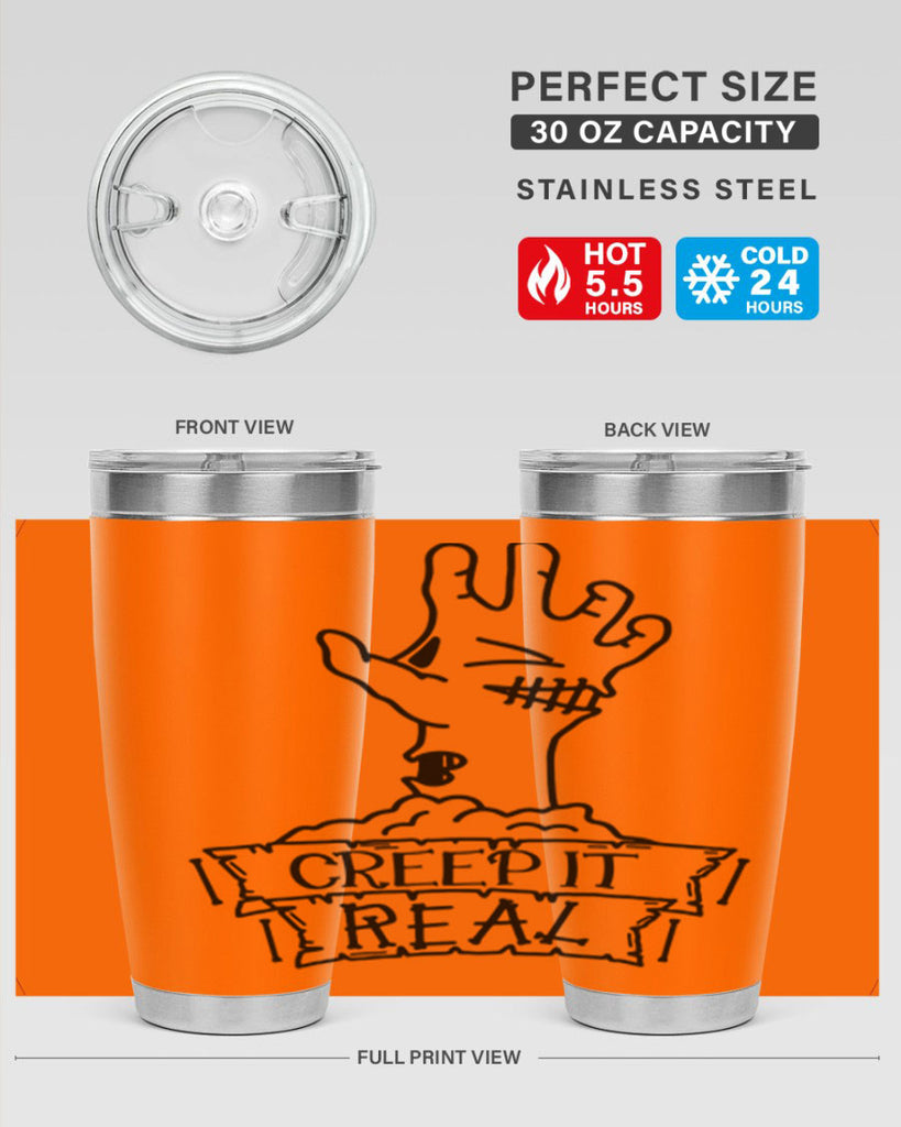 creep it real 81#- halloween- Tumbler