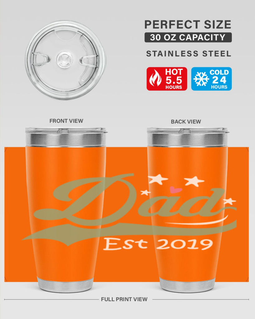 dad est 101#- fathers day- Tumbler