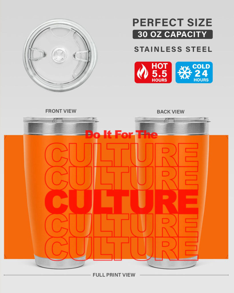 do it for the culture 170#- black words phrases- Cotton Tank