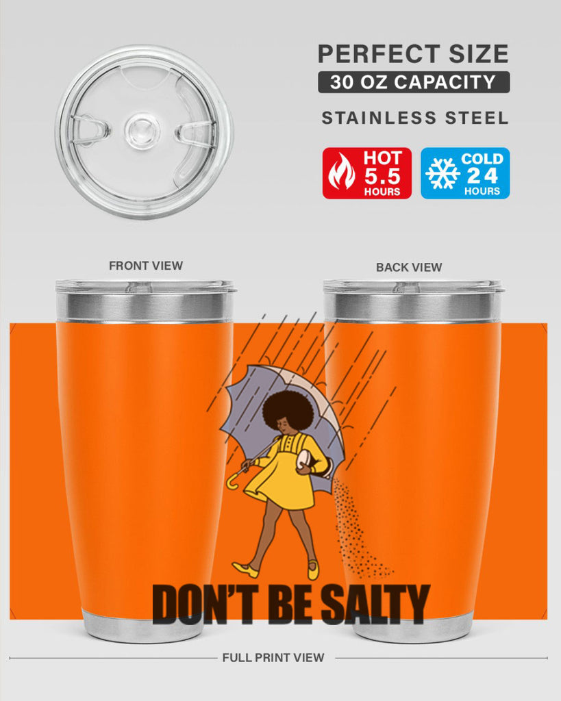dont be salty 169#- black words phrases- Cotton Tank