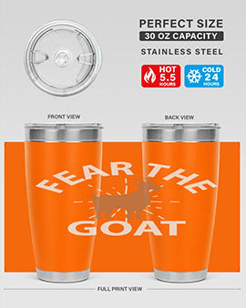 fear the goat Style 4#- goat- Tumbler