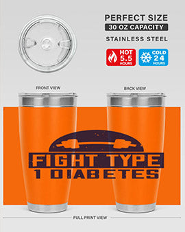 fight type diabetes Style 37#- diabetes- Tumbler