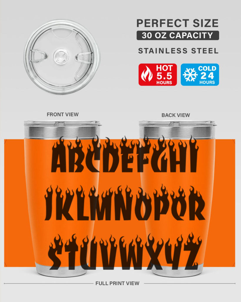 flame font 153#- black words phrases- Cotton Tank