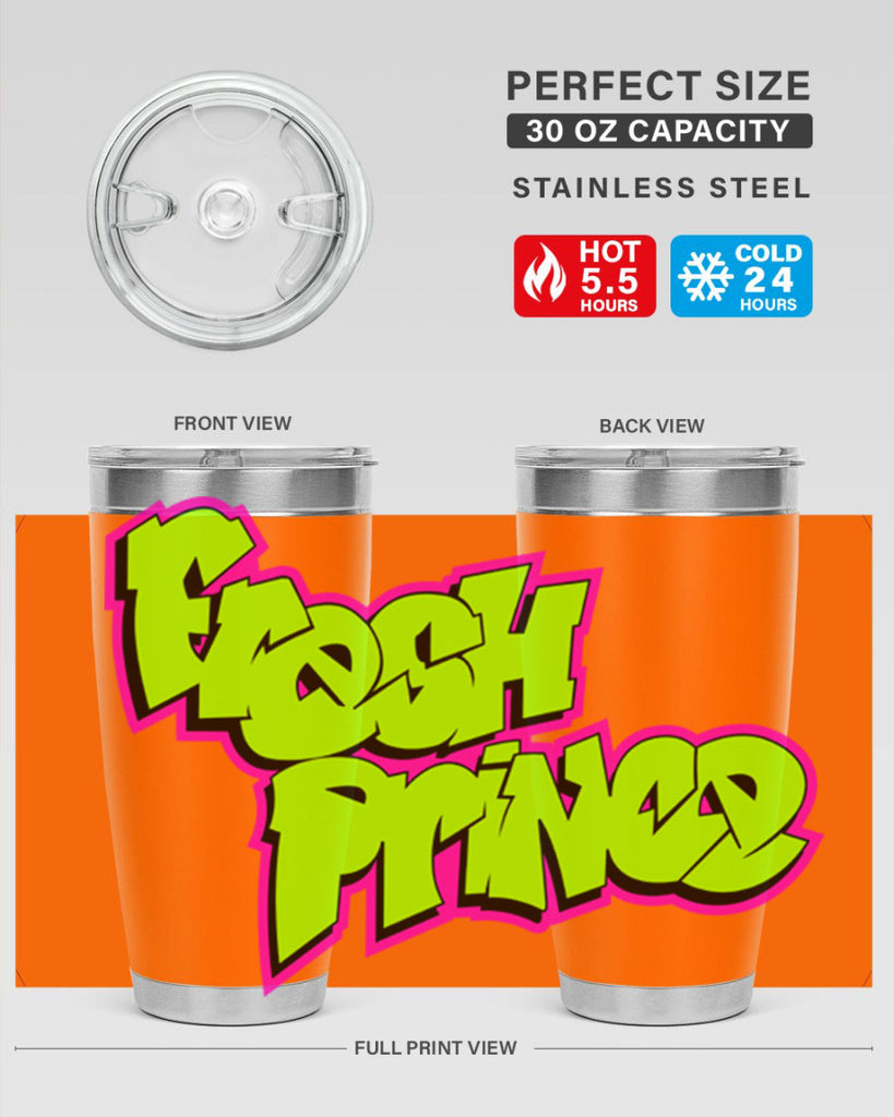 fresh prince 146#- black words phrases- Cotton Tank