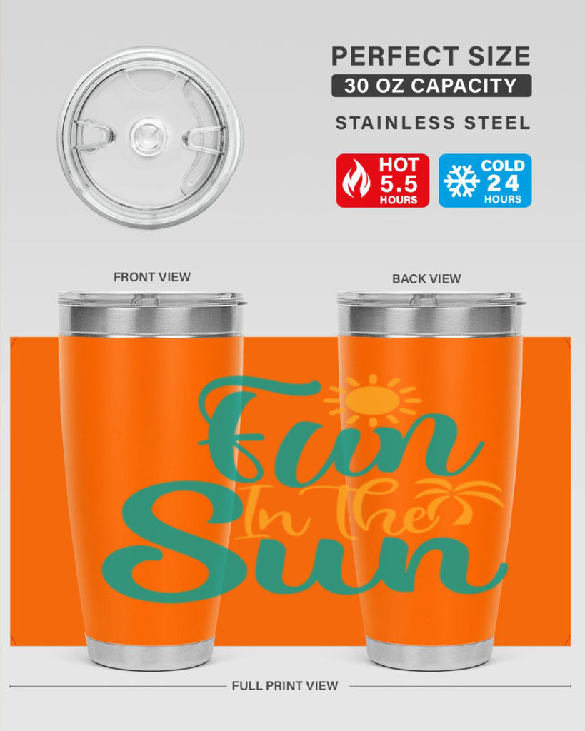 fun in the sun Style 104#- summer- Tumbler