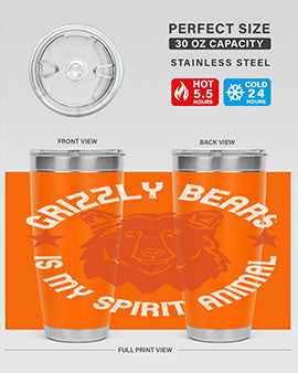 grizzly bears is my spirit animal 13#- Bears- Tumbler