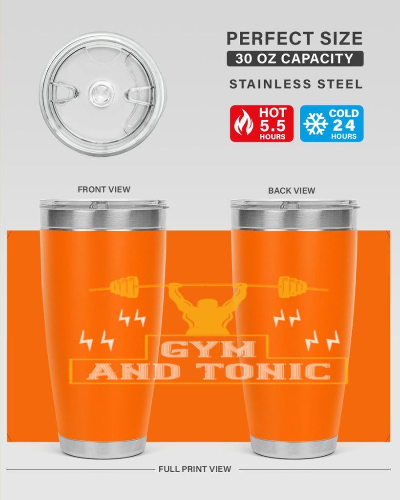 gym and tonic 100#- gym- Tumbler