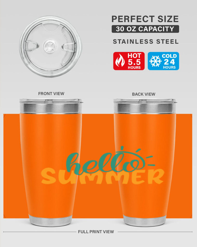 hello summer Style 97#- summer- Tumbler