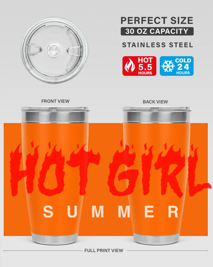 hot girl  summer fire 124#- black words phrases- Cotton Tank