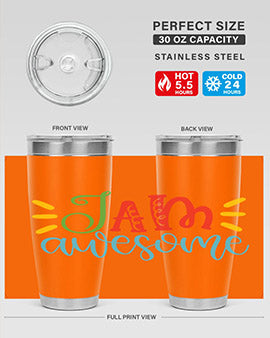 i am awesome Style 18#- autism- Tumbler