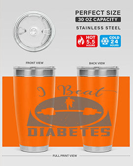 i beat diabetes Style 33#- diabetes- Tumbler