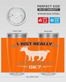 i just really like goats ok Style 3#- goat- Tumbler