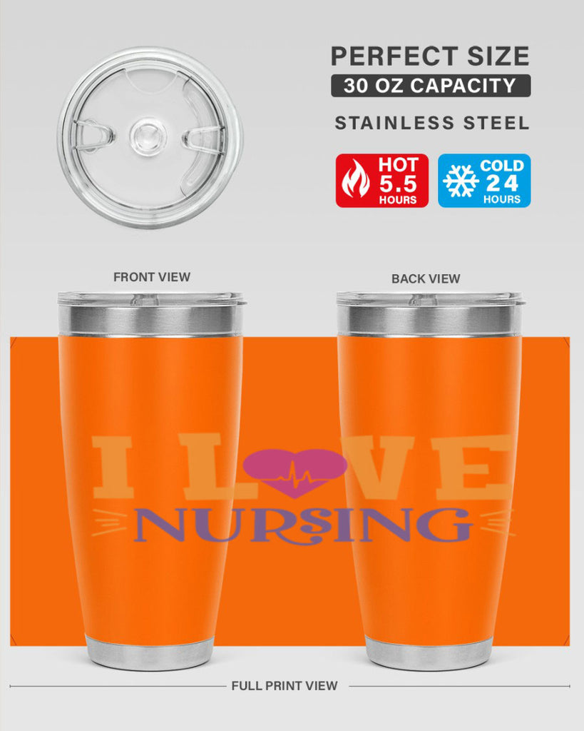 i love nursing Style 379#- nurse- tumbler