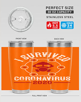 i survived coronavirus Style 32#- corona virus- Tumbler