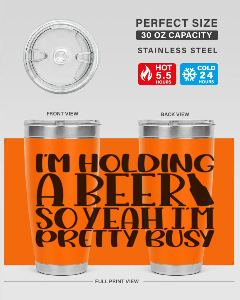 im holding a beer so yeah 32#- beer- Tumbler