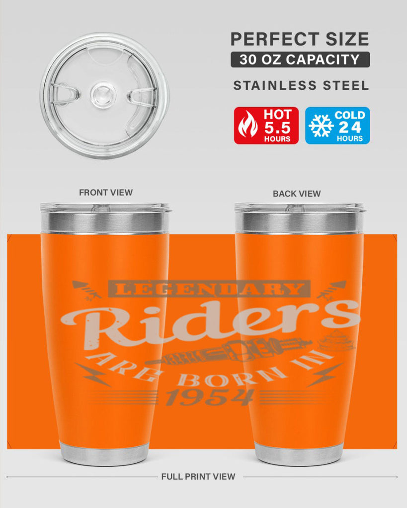 legendary riders are born in Style 60#- birthday- tumbler
