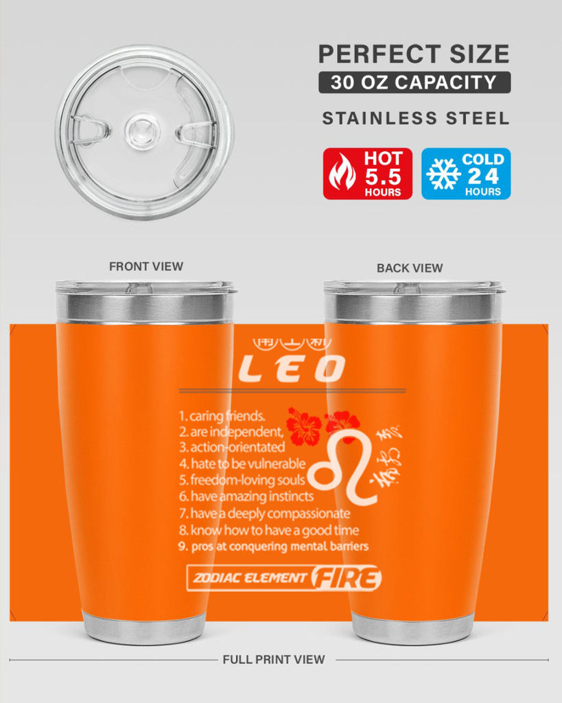 leo 307#- zodiac- Tumbler