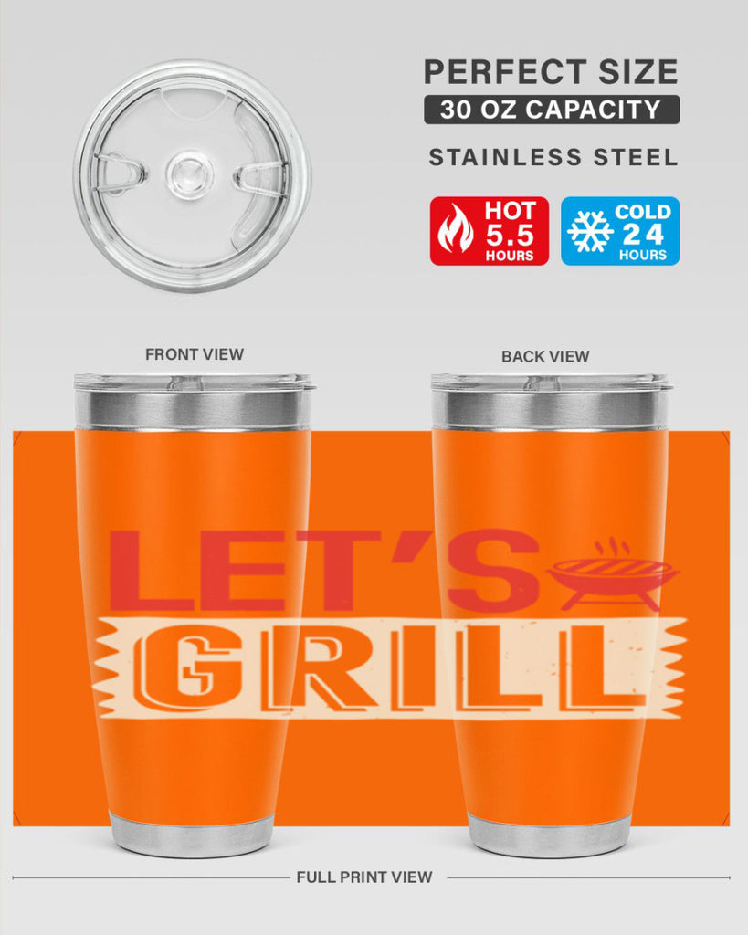 lets grill 25#- bbq- Tumbler