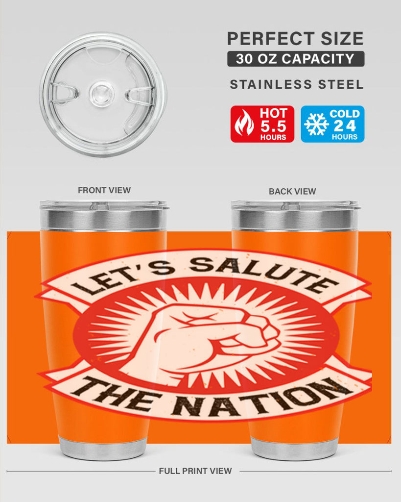 lets selut the nation Style 126#- Fourt Of July- Tumbler