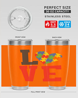 love Style 29#- autism- Tumbler