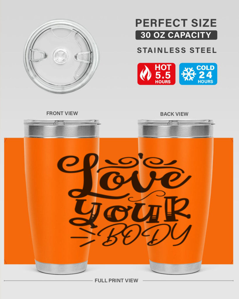 love your body 30#- gym- Tumbler