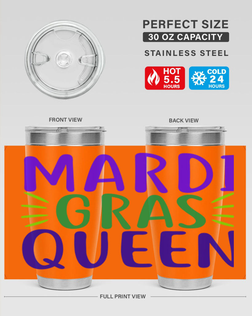 mardi gras queen 7#- mardi gras- Tumbler