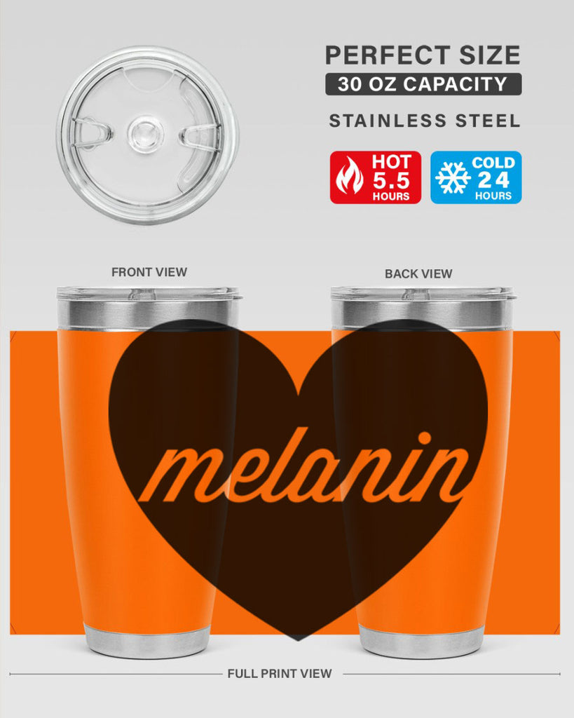 melanin loveheart 76#- black words phrases- Cotton Tank