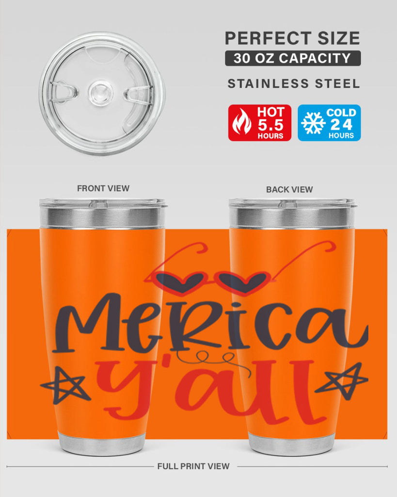 merica y all Style 82#- Fourt Of July- Tumbler
