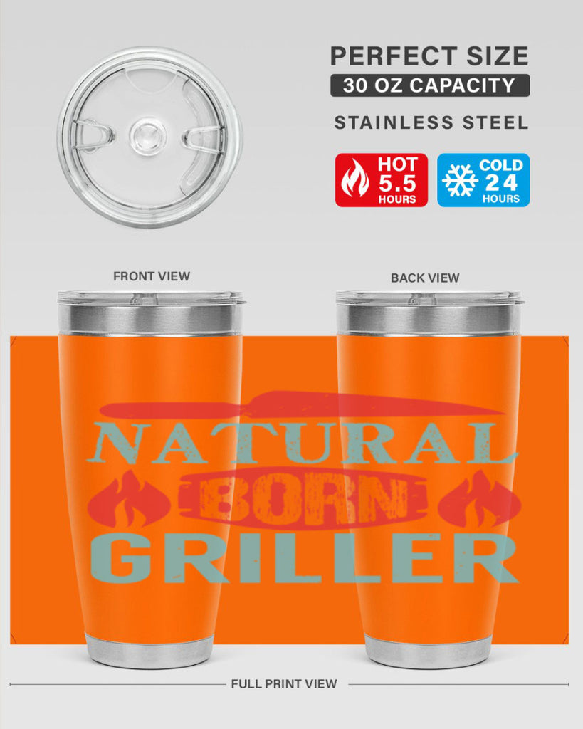 natural born griller 19#- bbq- Tumbler
